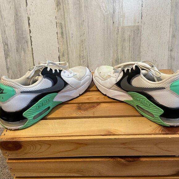 CLEARANCE! Nike Women's Size 8 Air Max Excee Sneakers White Green Glow Shoes - Picture 6 of 12